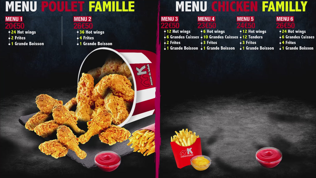 Menu dynamique, Borne de commande,caisse enregistreuse | DS Digital